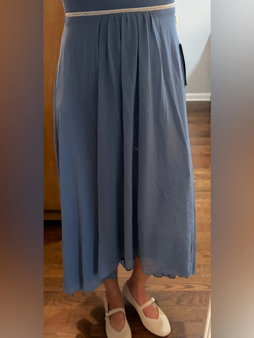 Ever Pretty Dusty Blue Dress, Size Large - Picture 3 of 7